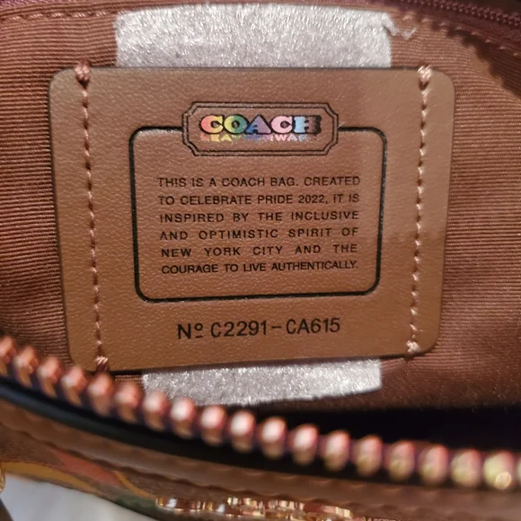 Coach Rainbow Rowan Satchel Convertible in Crossbody Bag